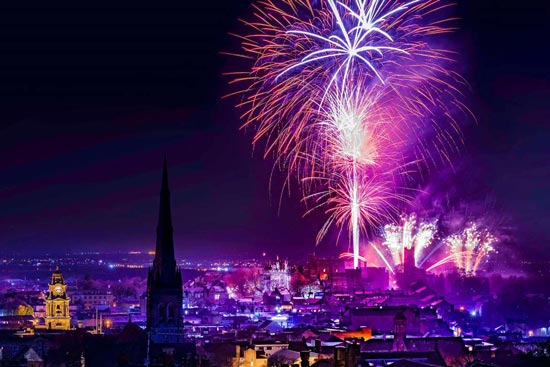 Light Up Lancaster fireworks