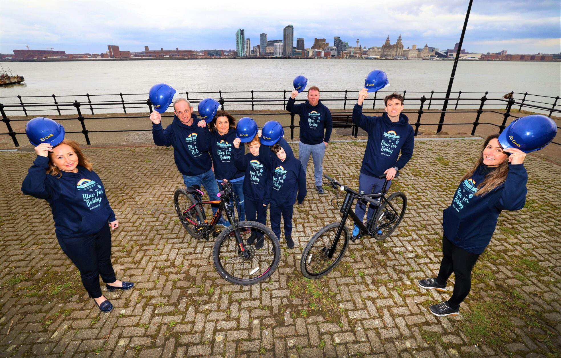 Liverpool to Chester bike ride launch. Picture by Gareth Jones